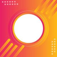 Abstract Background with Colorful Rings for Playful Aesthetics vector