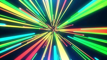 Abstract jump in time video