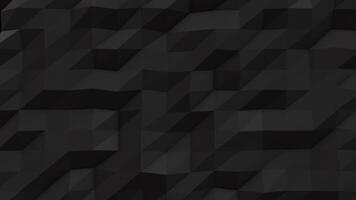 Gray abstract low poly triangle background video