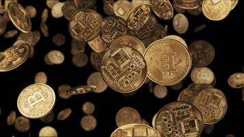 Falling gold coins bitcoin video