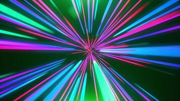 Abstract jump in time video