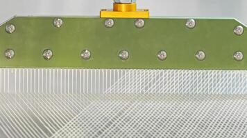 Adhesive mass is applied in a checkered pattern to the metal surface, which enhances its adhesion properties. This is a high-quality factory product. video