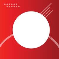 Red High-Quality Abstract Background with Futuristic Patterns vector