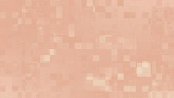 Seamless soft, abstract background featuring a blend of peach and beige tones with a pixelated flowing shimmers texture. video