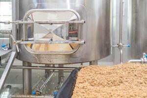 malt for brewing beer in a brewery photo