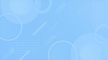 Royal blue color complex and elegant multiple circle design loop able geometrical background video