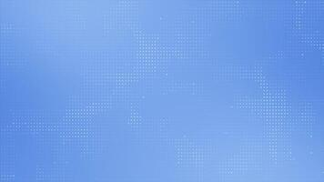 Royal blue color circular dots design simple and elegant half tone pattern loop able background video