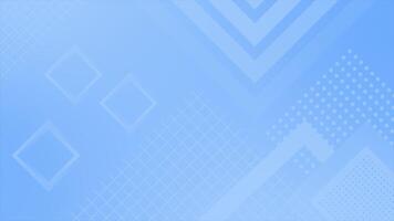 Royal blue color complex and elegant multiple square design loop able geometrical background video