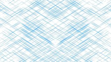 Royal blue color criss cross lines complex pattern abstract design geometrical loop able background video