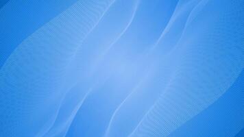 Royal blue color hi-tech particles slowly moving in cyberspace forming futuristic wave pattern abstract technology loop able background video