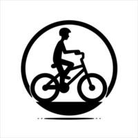 Bicycle silhouette eps file vector
