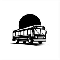 Bus Silhouette eps file vector