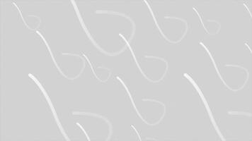 White color abstract design complex pattern geometrical loop able background video