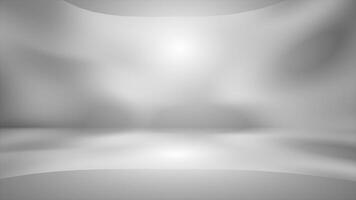 White color simple and elegant 3d space gradient background, loop able futuristic background for business presentation video