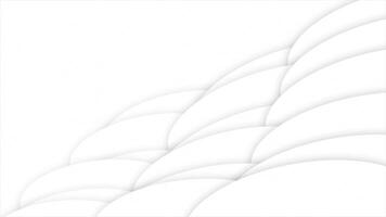White color complex wavy pattern abstract design loop able geometrical background video