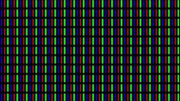 Multicolor close display screen pixels technology background video