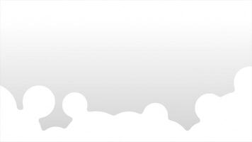 White color slowly moving fluid design abstract pattern liquid loop able background video