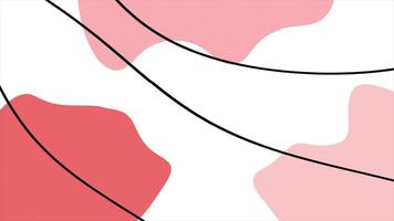 multicolor abstract pattern with wavy design lines geometrical loop able background video