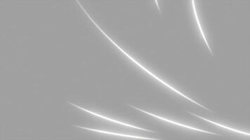 White color futuristic glowing stripes loop able background video