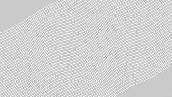White color simple and classy wavy pattern abstract design loop able geometric background video