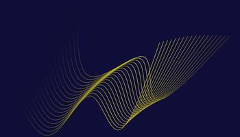 Modern line background for your business card, landing page, banner. Dark blue composition vector
