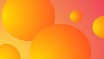 Circle abstrack banner. Gradient background with geometric circle vector