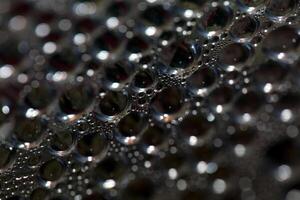 Water humidity drops bubbles macro on water colorful background liquid moments fifty megapixels big size instant printings photo