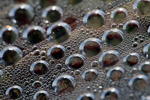 Water humidity drops bubbles macro on water colorful background liquid moments fifty megapixels big size instant printings photo