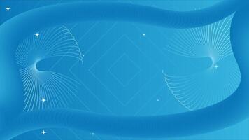 Abstract blue background animation template video
