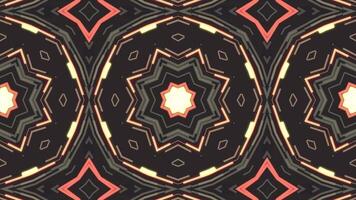 Futuristic Tech Kaleidoscope Geometric Motion Seamless Infinite VJ Loop Motion video