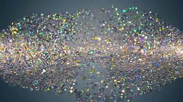 Two Loopable backgrounds of sparkly reflectors. video