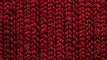 Soft red fibers intertwine beautifully, creating a cozy, textured fabric display photo