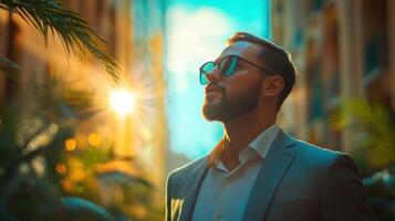A business consultant who is setting up a business in Dubai. photo