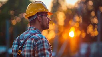 International Labor day banner background. photo