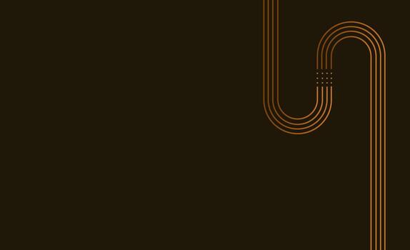 Abstract minimalistic golden background with lines. illustration vector