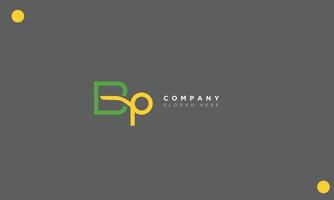 BP Alphabet letters Initials Monogram logo vector