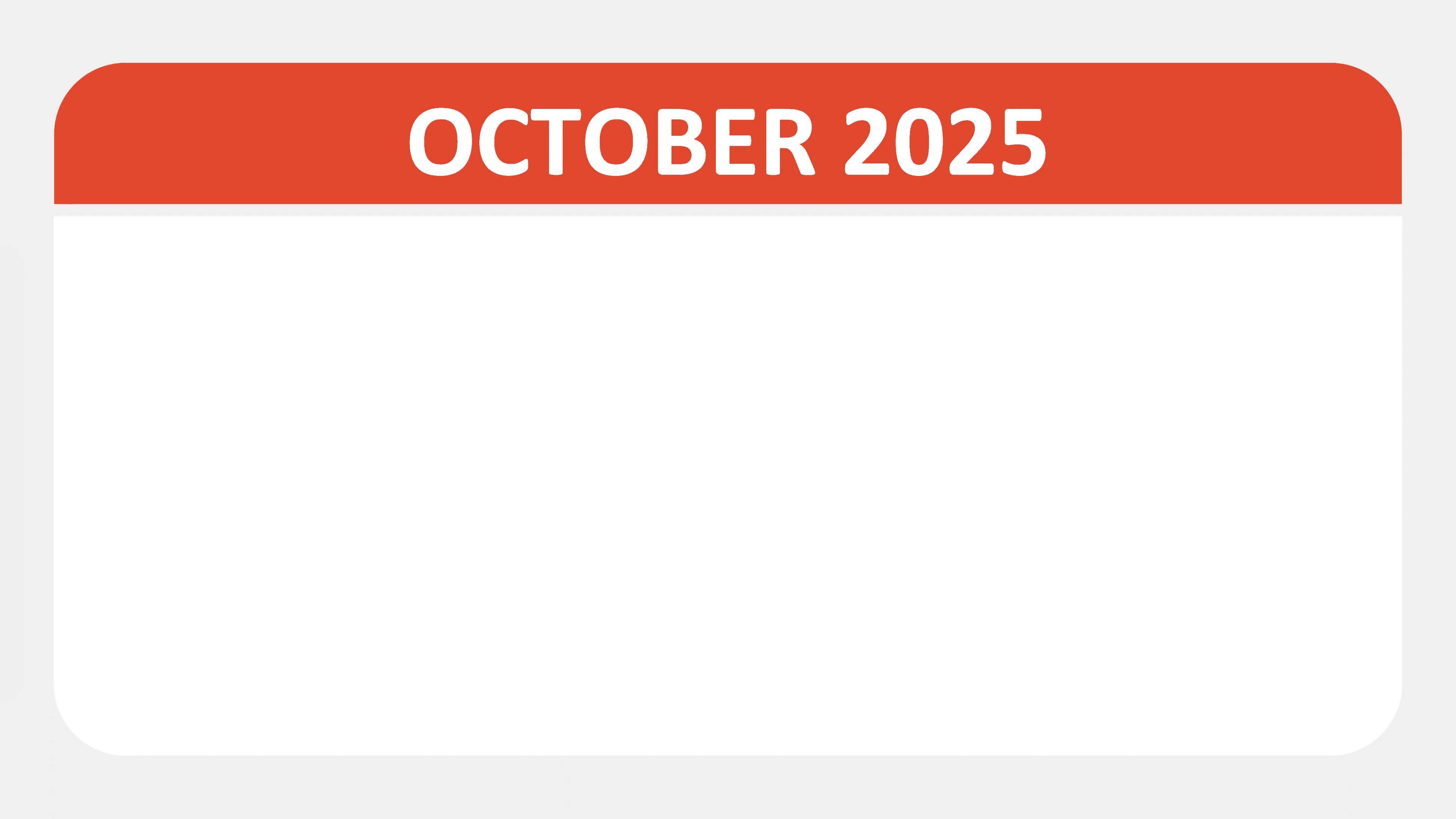 October 23, 2025 Animated 2025 planner showcasing October calendar