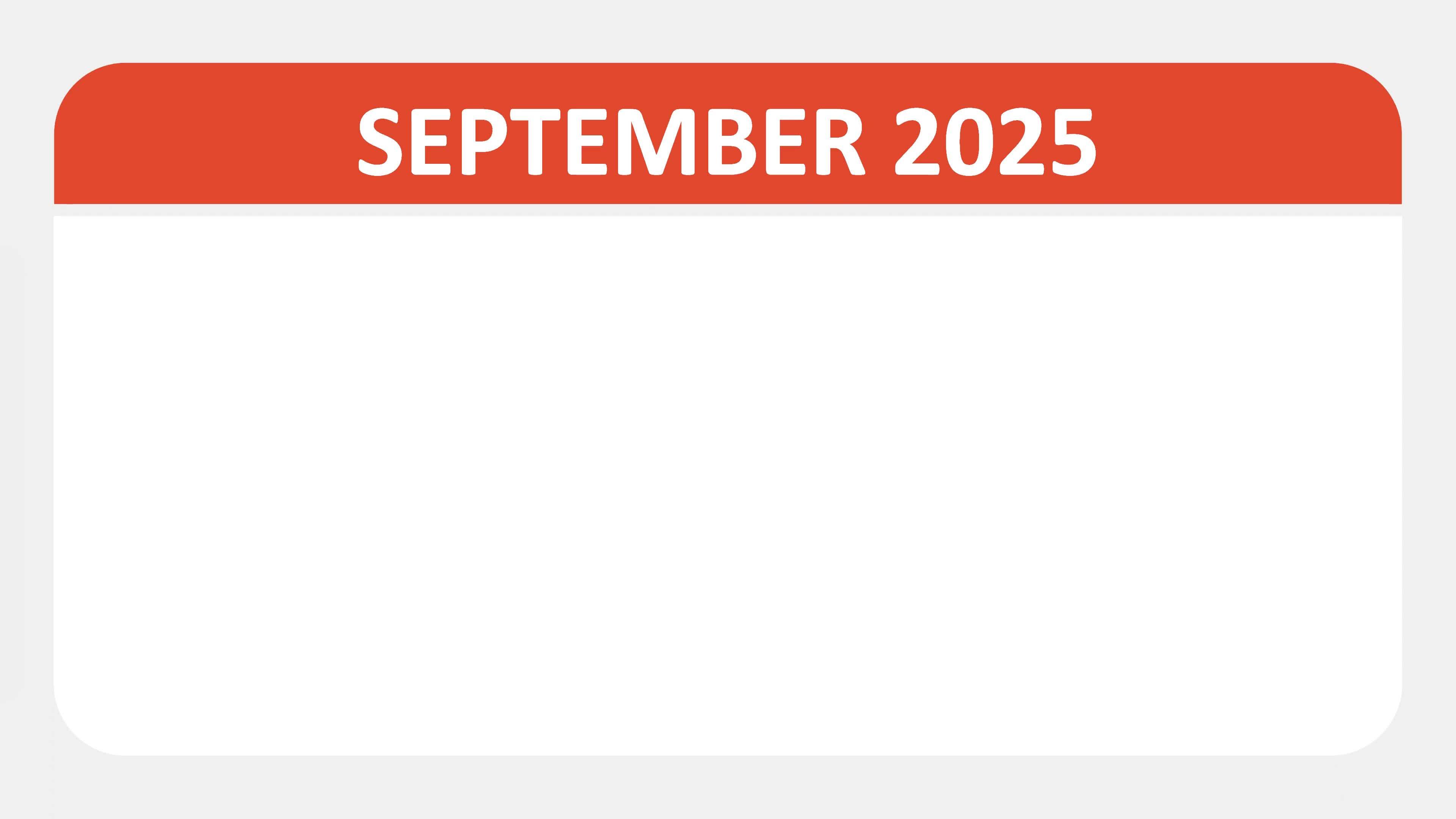September 17, 2025 Animated 2025 planner showcasing September calendar
