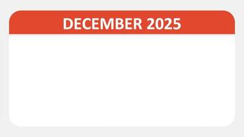 December 9, 2025 Animated 2025 planner showcasing December calendar, highlighting December 9th with space for tasks, notes, and to do lists. video