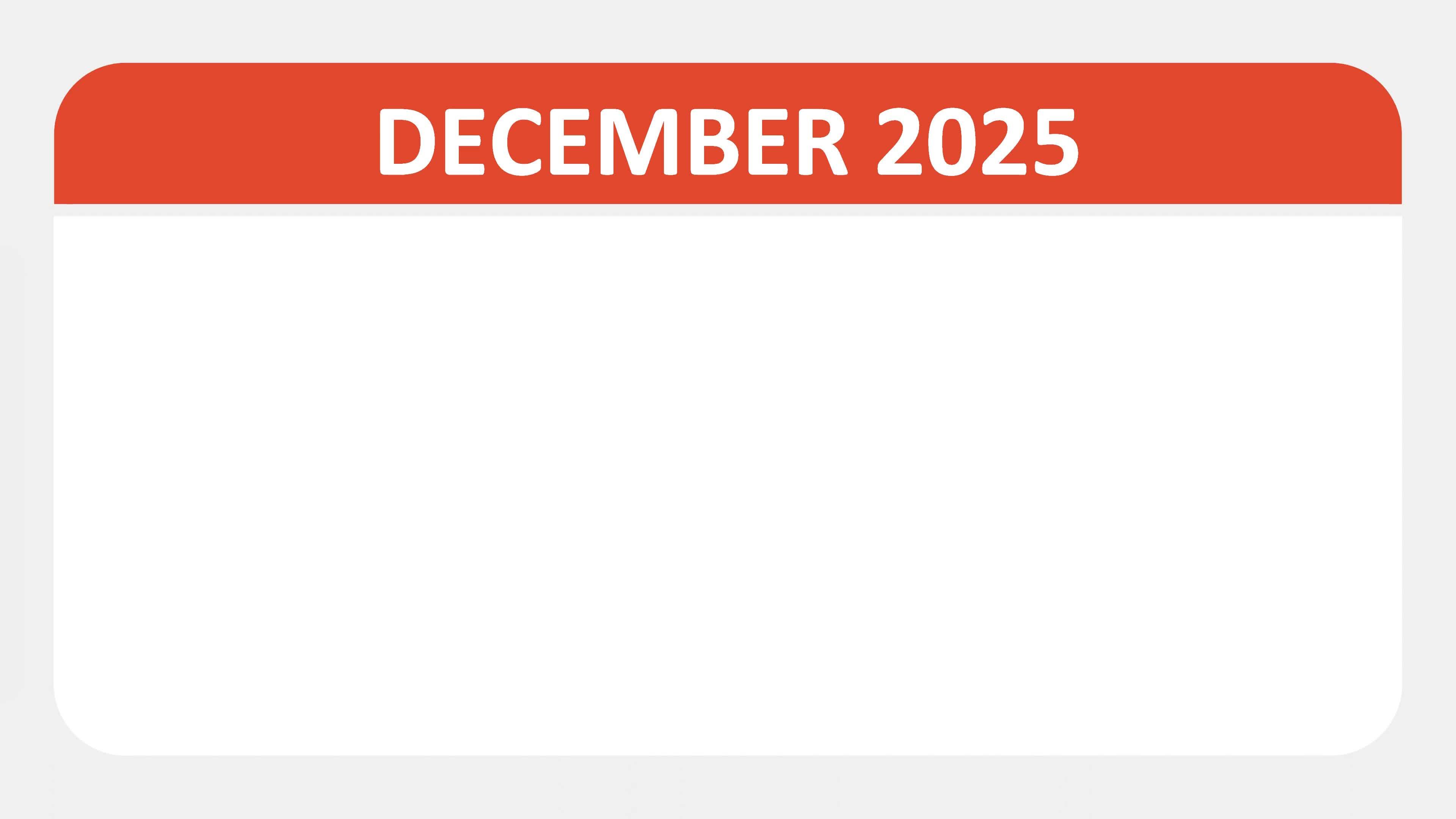 December 19, 2025 Animated 2025 planner showcasing December calendar