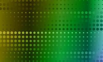 color dots on gradient green background. halftone gradient color. vector