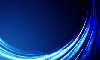 curve lines abstract shiny light background. blank space dark blue. vector