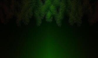 abstract tropical repeating tropic leaves pattern. Green foliage border dark background. blank space. vector