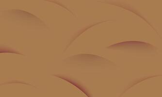 Abstract brown wave curve modern soft luxury texture with smooth and clean. vector