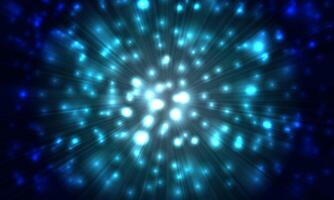 shiny light abstract bokeh dark background. burst stars light. vector