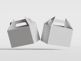 Cartoon cardboard boxes. Carton delivery boxes, open and closed shipping package with fragile signs, parcel delivery boxes photo