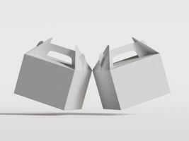 Cartoon cardboard boxes. Carton delivery boxes, open and closed shipping package with fragile signs, parcel delivery boxes photo