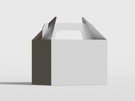 Cartoon cardboard boxes. Carton delivery boxes, open and closed shipping package with fragile signs, parcel delivery boxes photo