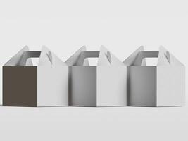 Cartoon cardboard boxes. Carton delivery boxes, open and closed shipping package with fragile signs, parcel delivery boxes photo