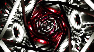 spiral space abstract gray 3d background vj loop. High quality 4k footage video